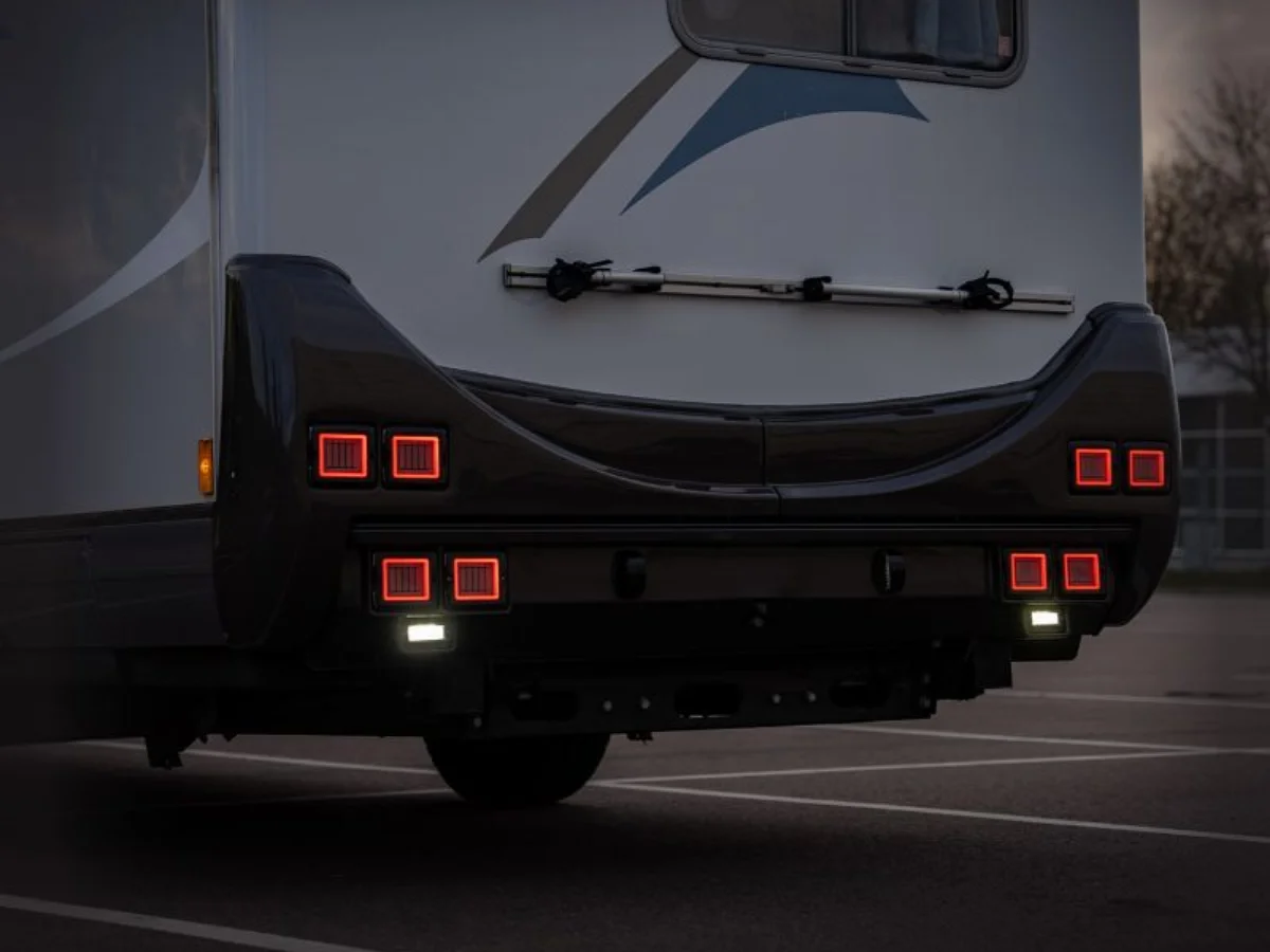 Achterlicht voor een camper of caravan